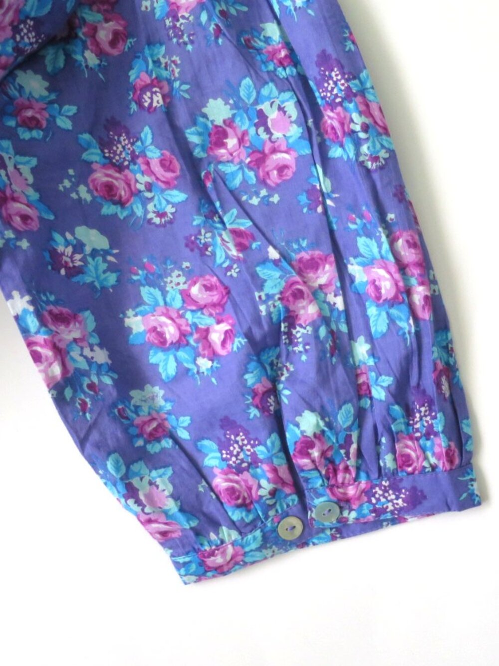 April Cornell Lizzy's Bouquet Dress in Dark Periwinkle Size M - Picture 7 of 10